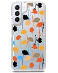 Abstract Fall Flowers Samsung Case