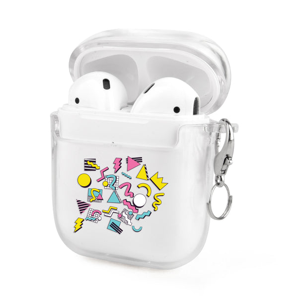 Retro Abstract Airpods Case