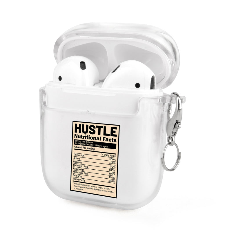 Hustle Nutritional Facts Airpods Case