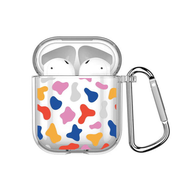 Colorful Cow Airpods Case