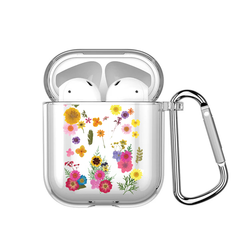 Pressed Flower Airpods Case