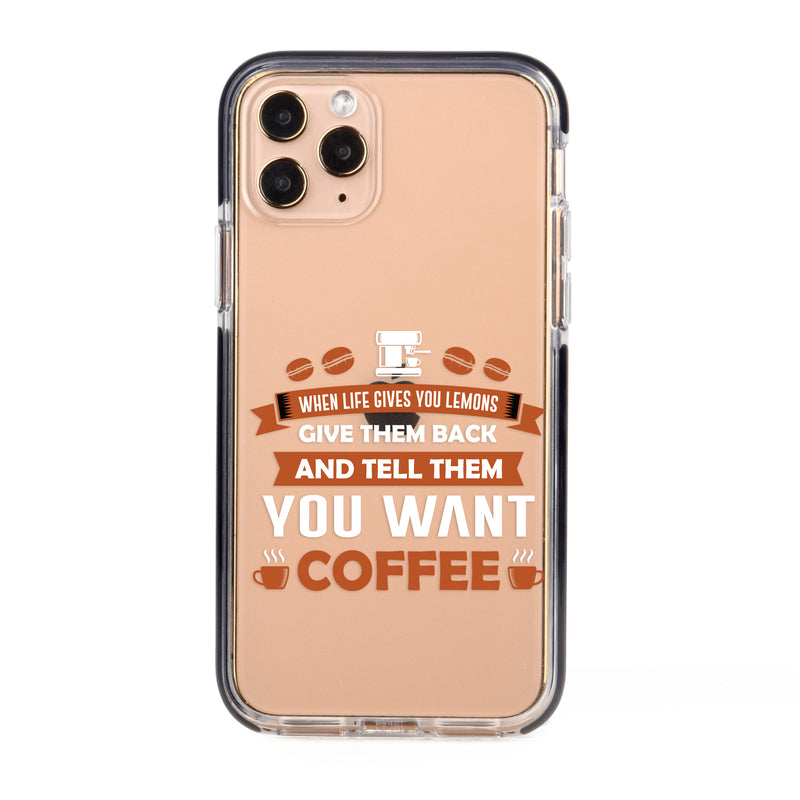 Coffee is Life Impact iPhone Case