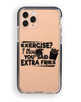 Extra Fries Quote iPhone Case