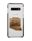 Custom Cardboard Memo Impact Samsung Case