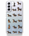 Baby Dachshund Collage Impact Samsung Case