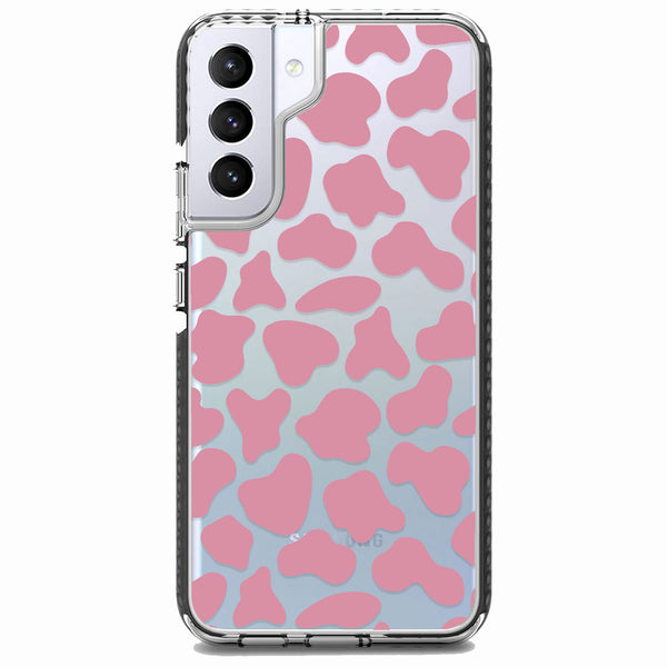 Pink Cow Print Pattern Samsung Case