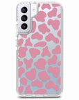 Pink Cow Print Pattern Samsung Case