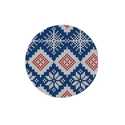 Ugly Sweater Blue White Phone Grip