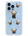 Pug Pattern iPhone Case