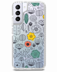 Minimal Scandinavian Flowers Impact Samsung Case