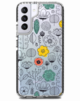 Minimal Scandinavian Flowers Impact Samsung Case