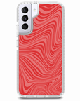 Red Swirl Impact Samsung Case