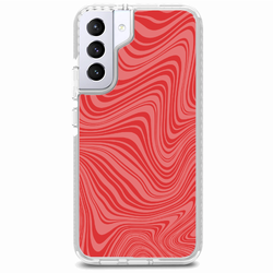 Red Swirl Impact Samsung Case
