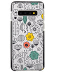 Minimal Scandinavian Flowers Impact Samsung Case