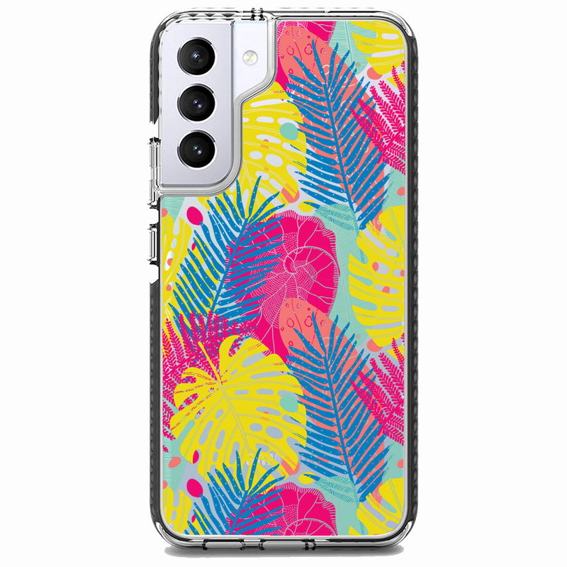Colorful Exotic Leaves Samsung Phone Case