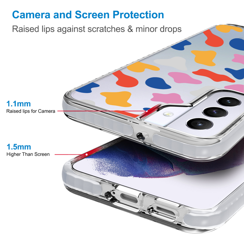 Colorful Cow Print Samsung Phone Case