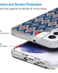 Ugly Sweater Blue White Impact Samsung Case