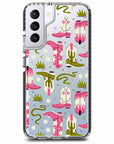 Pink Cowboy Boots Samsung Phone Case