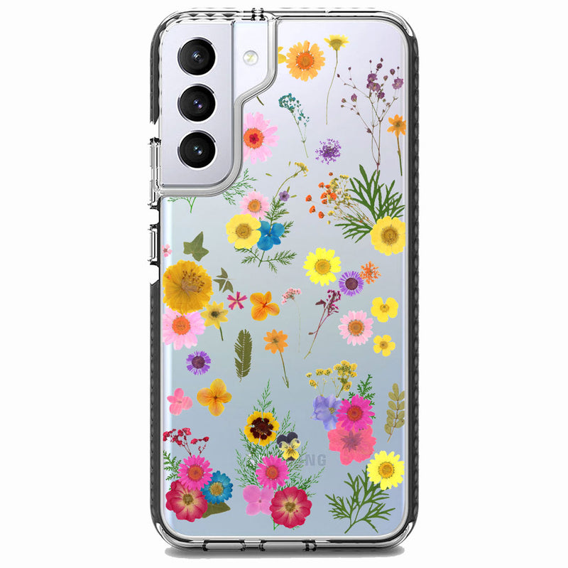 Pressed Flowers Print Samsung Phone Case