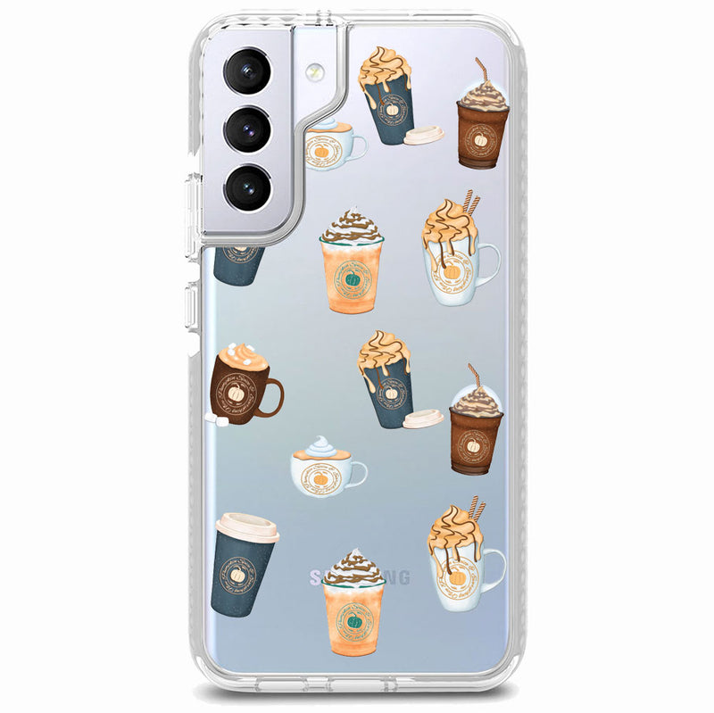 Pumpkin Spice Latte Collage Samsung Phone Case