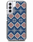 Ugly Sweater Blue White Impact Samsung Case