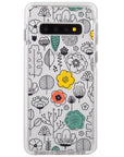 Minimal Scandinavian Flowers Impact Samsung Case