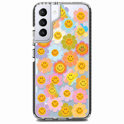 Smiley Flowers Samsung Case