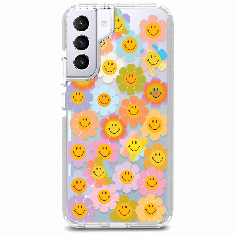 Smiley Flowers Samsung Case