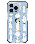 Snowman Collage iPhone Case