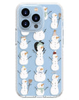 Snowman Collage iPhone Case