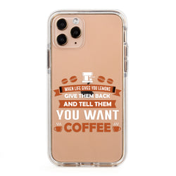 Coffee is Life Impact iPhone Case