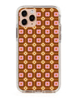 Retro Pattern Floral Impact iPhone Case