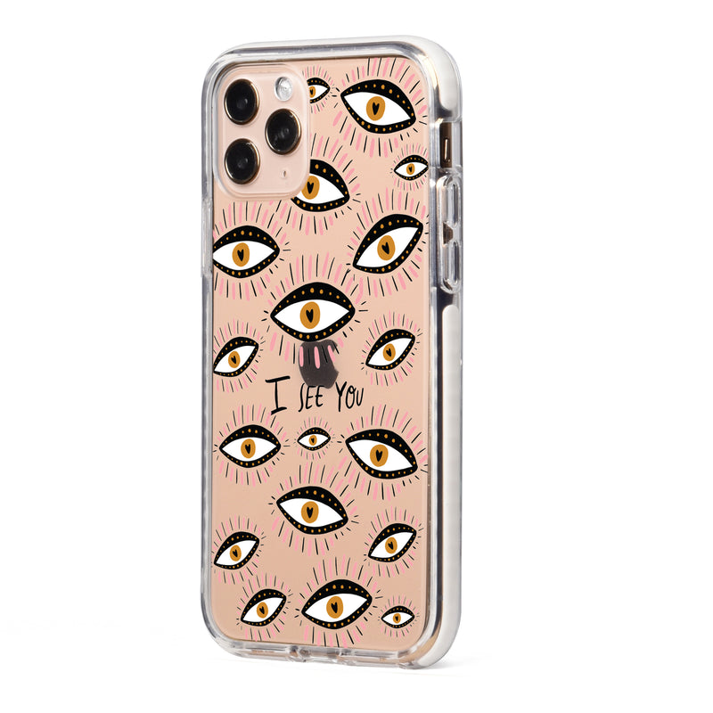 Evil Eyes I See You Impact iPhone Case